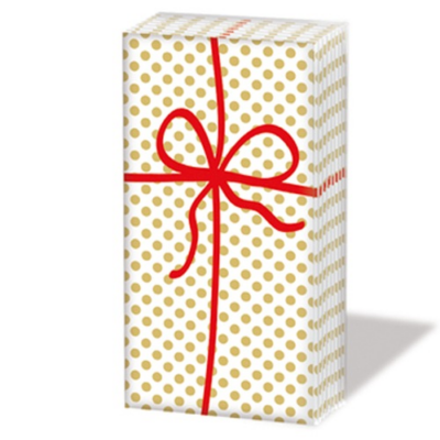 Cadeau Deluxe gold papírzsebkendő 10 db-os