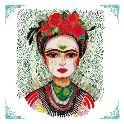 Frida: Memory the Heart papírszalvéta 25x25cm, 20db-os