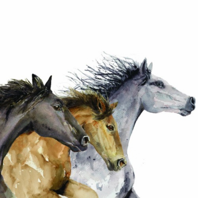 Hoof Beats papírszalvéta 33x33cm, 20db-os