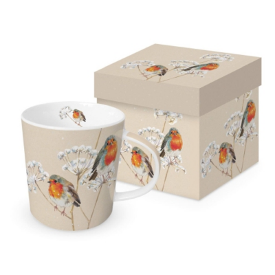 Karácsonyi mintás porcelán bögre 400ml Solitude