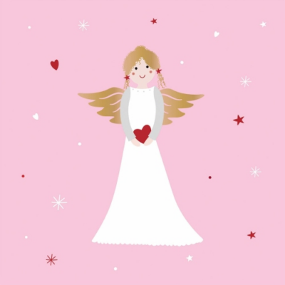 Karácsonyi mintás papírszalvéta 33x33cm, 20db-os Ela with Love