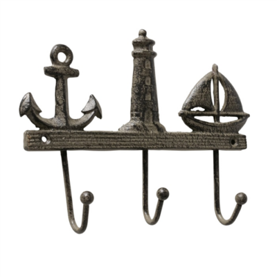 Öntöttvas fogas hajós, 4x21x15,9cm, Seavy