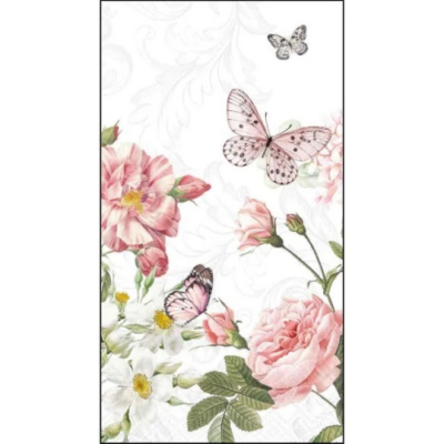 Amelia white papírszalvéta 33x40cm, 15db-os