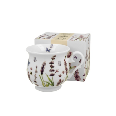 Porcelán bögre - 500ml - Classic Lavender