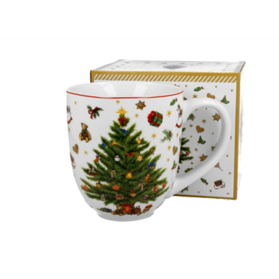 Karácsonyi porcelán bögre 1000ml Christmas Tree