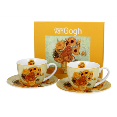 Porcelán csésze szett 270ml Van Gogh: Napraforgók