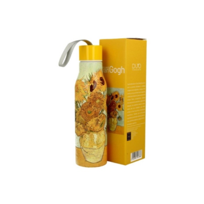 Rozsdamentes acél hőtartó termosz - 500ml - Van Gogh: Napraforgók