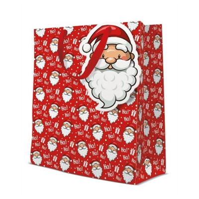 Ho Ho Ho  papír ajándéktáska - L
