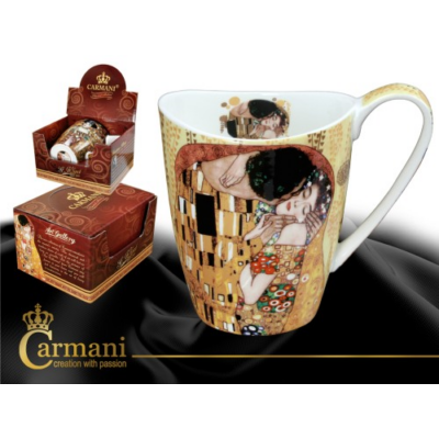 Carmani Íves bögre - 400ml - Klimt: The Kiss