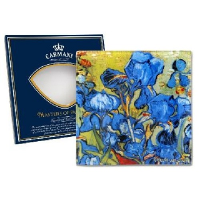 Üveg tányér - Van Gogh: Íriszek