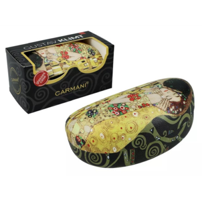 Szemüvegtok műbőr 16x7x7cm, Klimt: The Kiss