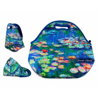 Neoprén szendvics táska - Monet: Vizi liliom