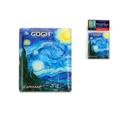 Hűtőmágnes - Van Gogh: Csillagos éj