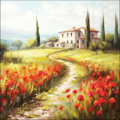 Tuscan house papírszalvéta 33x33cm, 20db-os