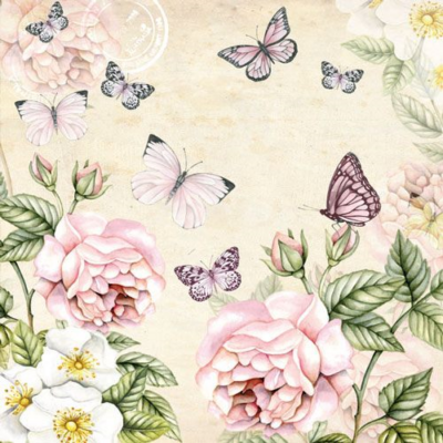 Botanical Cream papírszalvéta 33x33cm, 20db-os