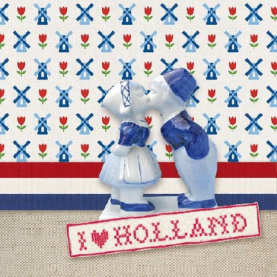 I love Holland papírszalvéta 33x33cm, 20db-os