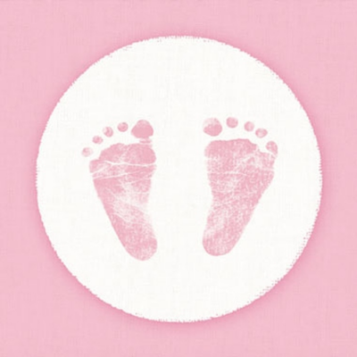 Baby Steps Girl papírszalvéta 25x25cm, 20db-os