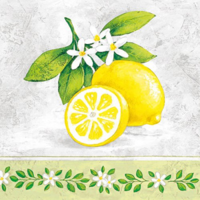Lemon Branch papírszalvéta 33x33cm, 20db-os