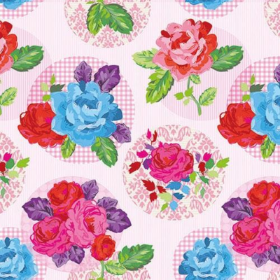 Modern Rose pink papírszalvéta 33x33cm, 20db-os
