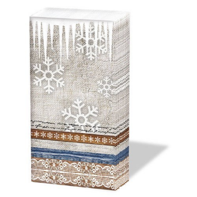X-Mas Fabric papírzsebkendő 10 darabos-os
