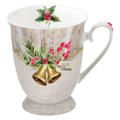 Karácsonyi Bögre Porcelán 250 ml Christmas Bells