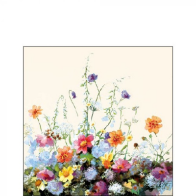Summer Breeze cream papírszalvéta 25x25cm, 20db-os