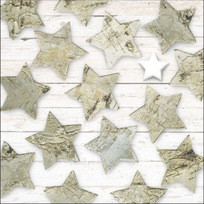 Birch Stars papírszalvéta 33x33cm,  20 db-os