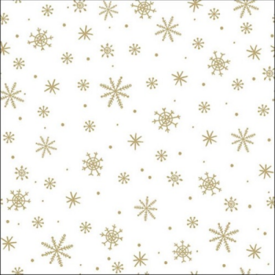 Crystals All Over Gold papírszalvéta 33x33cm,  20 db-os