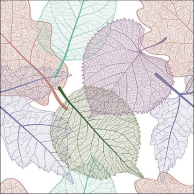 Skeleton Leaves papírszalvéta 33x33cm, 20db-os