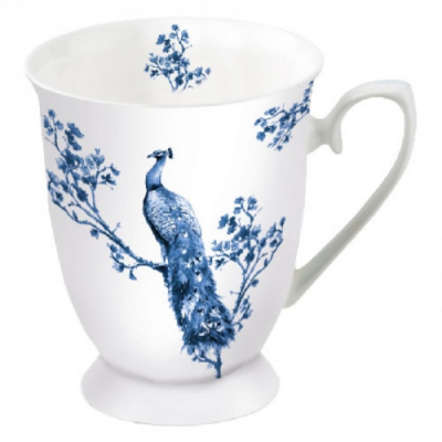 Royal Peacock porcelán bögre - 250ml