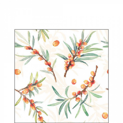 Sea Buckthorn papírszalvéta 25x25cm, 20db-os