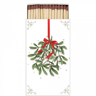 Mistletoe with bow white gyufa