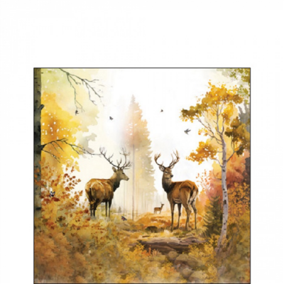 Autumn Forest papírszalvéta 25x25cm, 20db-os
