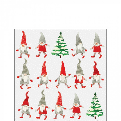 Dancing gnomes papírszalvéta 25x25cm, 20db-os