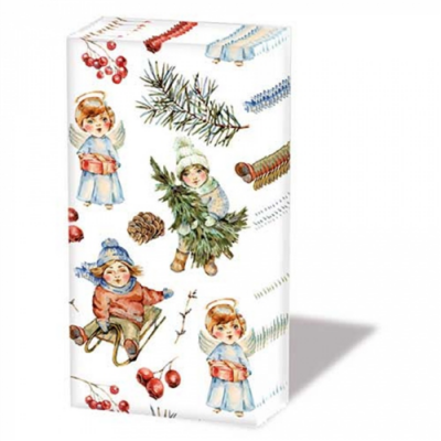 Playing outside white papírzsebkendő 10db-os