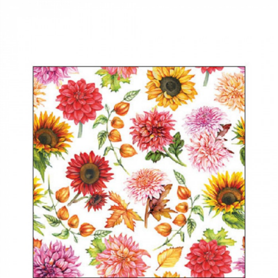 Autumn blooming papírszalvéta 25x25cm, 20db-os