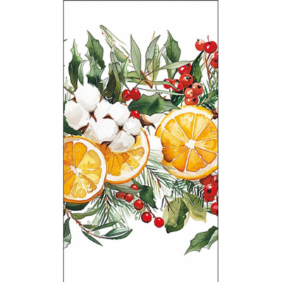 Winter Oranges papírszalvéta 33x40cm, 15db-os