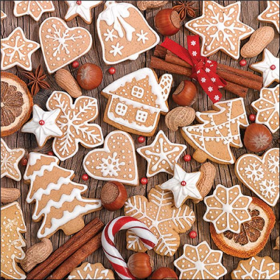 Flavoured cookies papírszalvéta 33x33cm, 20db-os