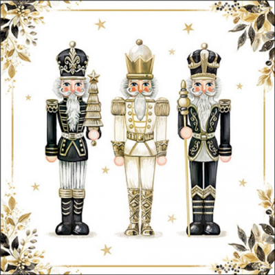 Royal nutcrackers papírszalvéta 33x33cm, 20db-os