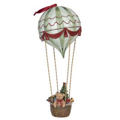 Hőlégballon karácsonyfával