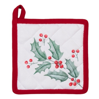 Karácsonyi Edényalátét - 16x16 cm - Holly Christmas