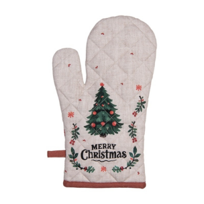 Karácsonyi mintás edényfogó kesztyű Traditional Christmas Harmony