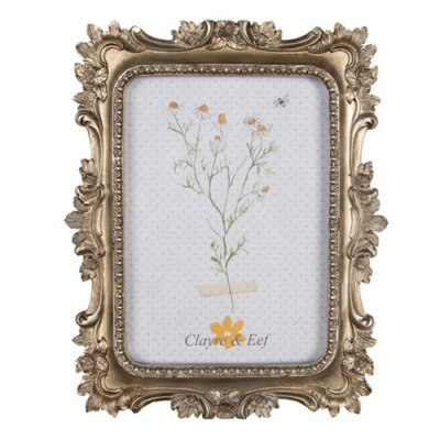 Arany színű barokk stílusú képkeret