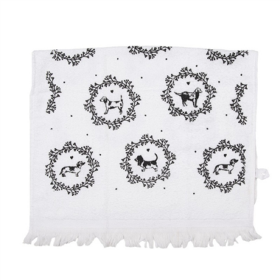 Konyhai kéztörlő 40x66cm Lovely Grey Dog