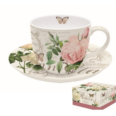 Porcelán teáscsésze szett - 200ml - Jardin Botanique