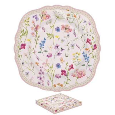 Porcelán desszerttányér 20 cm - Symphonie Florale