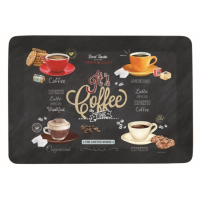 Melamine tálca 45,5x31,5cm,I'ts Coffee Time