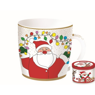 Porcelán bögre - 350 ml - Christmas Friends