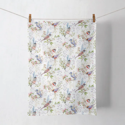 Busy birds konyharuha 50x70cm