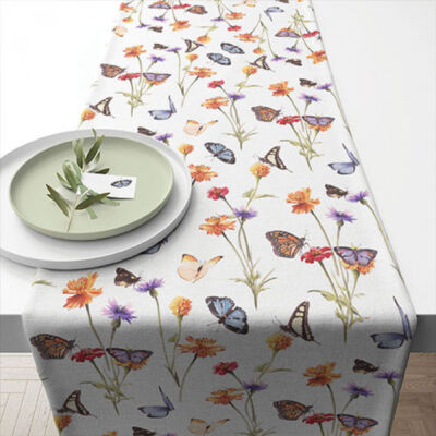 Butterfly garden asztali futó 40x150cm